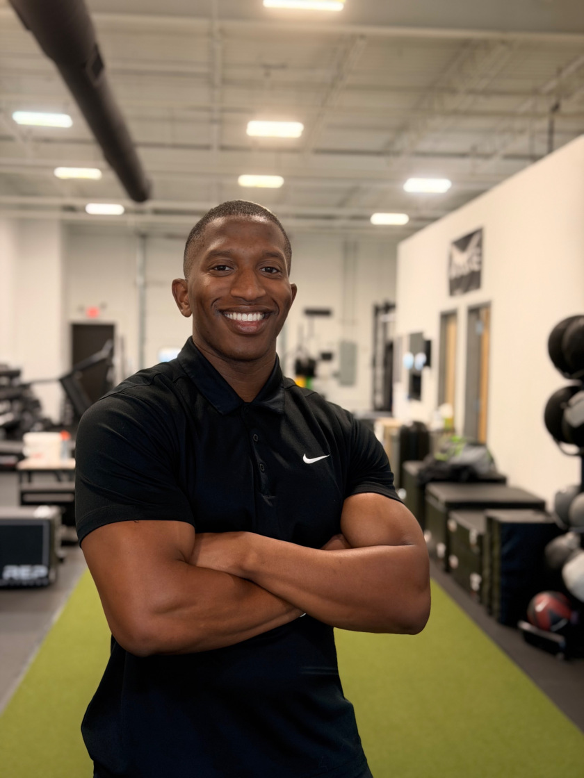 physical therapist portrait in clinic